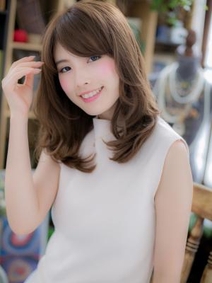 フレアカールの甘・ゆる大人女子