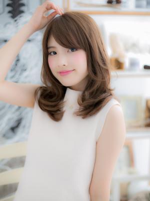フレアカールの甘・ゆる大人女子