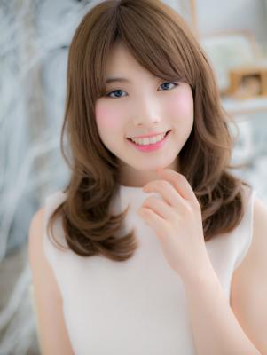 フレアカールの甘・ゆる大人女子