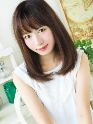 【ヘアジュレドゥ 古居 】 ナチュラルフェミニンな大人セミデ 【ヘアジュレドゥ 古居 】 ナチュラルフェミニンな大人セミデ