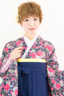 卒業式　袴レンタル着付＋ヘアセットのイメージ画像