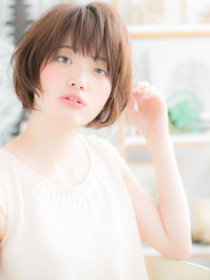 くせ毛風☆フェミニンボブ