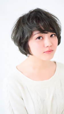 オリーブグレージュボブ