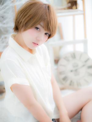 うざバングショートボブ
