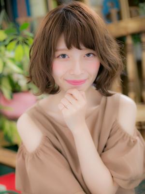 技あり☆カラーでカジュアルボブ