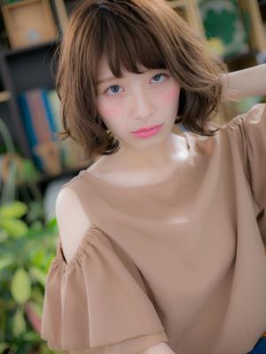 技あり☆カラーでカジュアルボブ