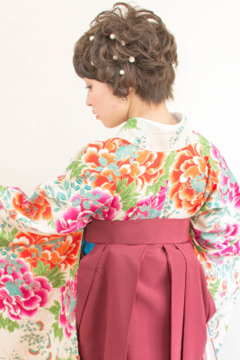 卒業式 袴レンタル着付+ヘアセット 卒業式 袴レンタル着付+ヘアセットのイメージ画像