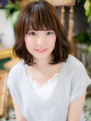 ふんわりカールボブ