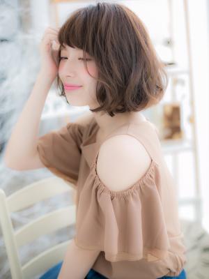 技あり☆カラーでカジュアルボブ