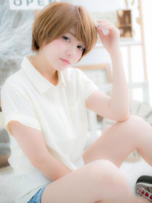うざバングショートボブ