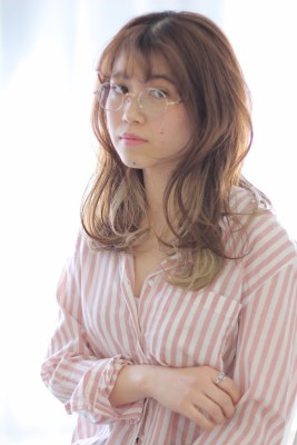 セミウエットなラフウェーブ