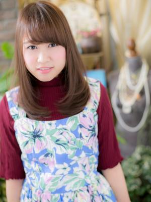 ナチュラルな質感♪ストレート