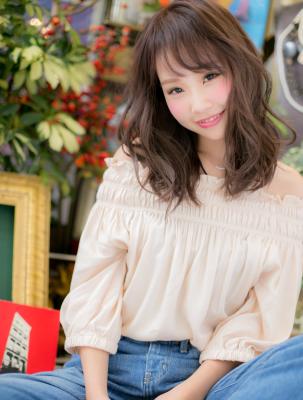 ニュアンス感ある、ほつれ感ウェーブ
