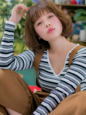 透明感カラーの☆フェアリーボブ