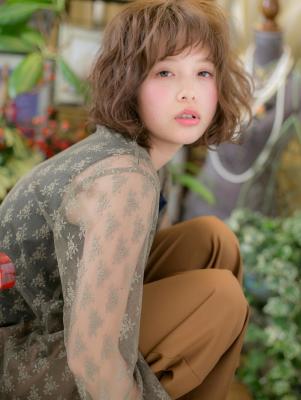 媚びない女子の無造作感ミディアム