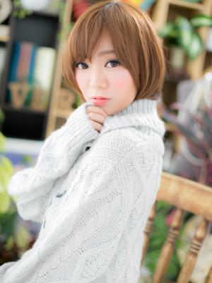 肌質きらり☆ベージュ×ボブ