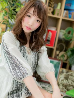 なちゅモテゆるふわパーマ