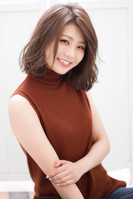【担当　添田】大人可愛いワンサイドボブ