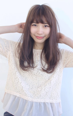 ニュアンスストレートセミロング  :o125