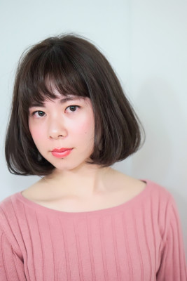 ワンカールグラデーションボブ