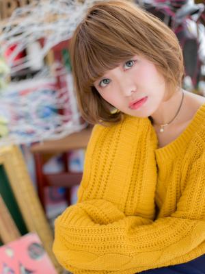 ひし形シルエットの人気ボブ