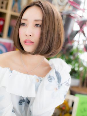 都会派レディのハンサムボブ