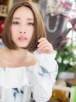都会派レディのハンサムボブ