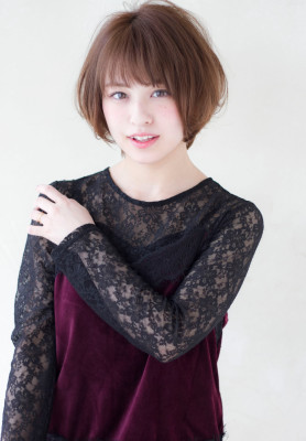おとな可愛いひし形ショート