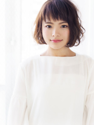 【ヘアジュレドゥ 花井】 ナチュラル可愛い☆ミディアムボブ
