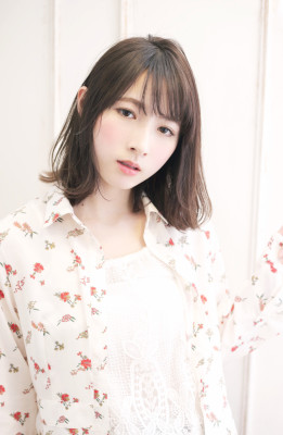 アッシュグレージュカジュアルロブ【N-590】