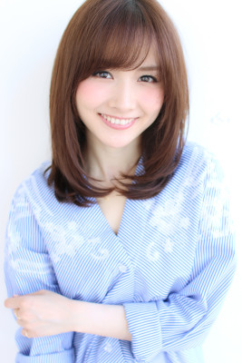 小顔バングで大人ミディアム【H-425】
