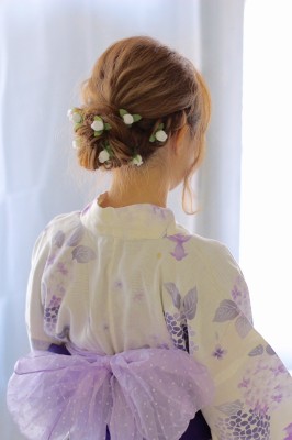 大人可愛い♪浴衣アレンジ 大人可愛い♪浴衣アレンジのイメージ画像