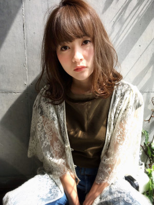 無造作ウェーブ ナチュラル大人ボブ 小顔カット【y-175】 無造作ウェーブ ナチュラル大人ボブ 小顔カット【y-175】