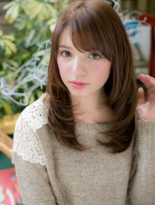 大人sweetな自然体セミディ