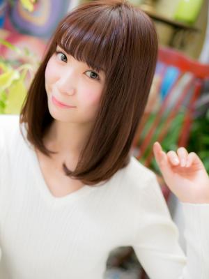 ナチュラルストレートミディ