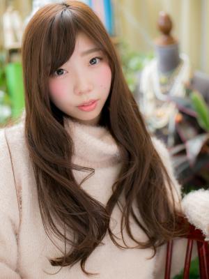 クリアベージュ☆ゆるふわロング