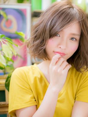 ニュアンスパーマ◎ふわっとミディ