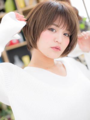 自然体の魅力♪万能ショートボブ