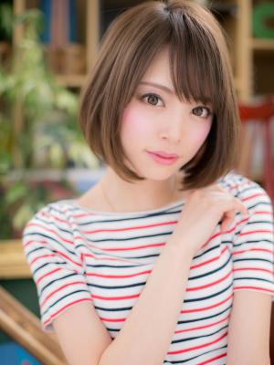 前下がりボブでアーバンレディstyle 