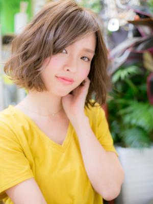 ニュアンスパーマ◎ふわっとミディ