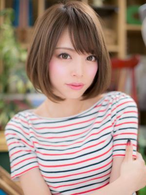 前下がりボブでアーバンレディstyle