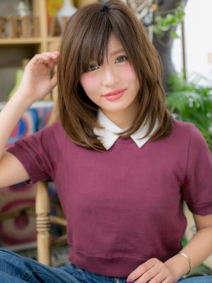 しっとりまとまる☆フェミニンストレート