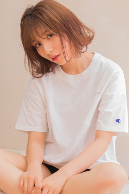外はねスポーティーボブスタイル　AKI-166