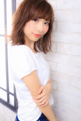 ラフな外ハネスタイル【prize錦糸町】