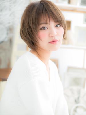 自然体の魅力♪万能ショートボブ