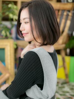 黒髪クラシカルボブ