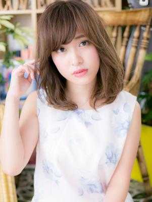 束感ニュアンス＊自然体セミディ