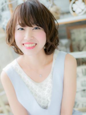 大人かわいい無造作ウェーブ