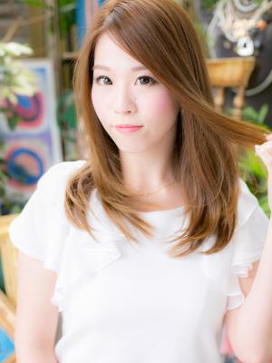 ナチュラルストレートスタイル