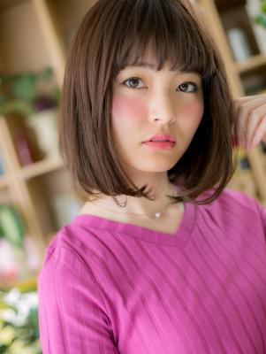 ナチュラル可愛い♪シルキーストレート